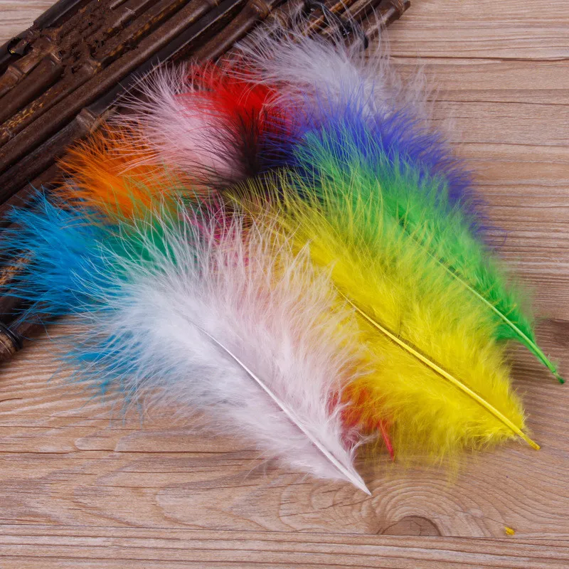 High quality marabou Turkey craft feathers for sale