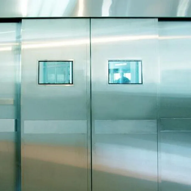 Automatic hospital double swing door operation room door for hospital