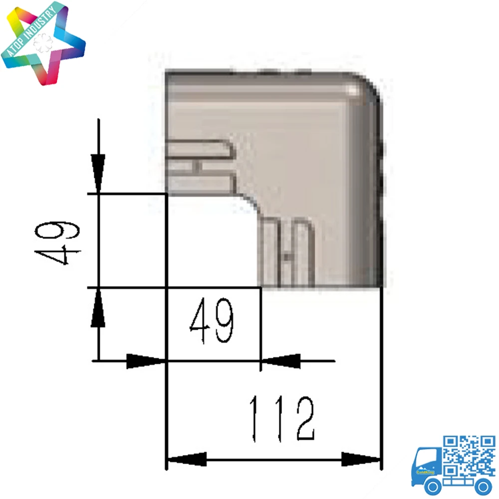 Coldking refrigeration truck body stainless steel corner profiles for trucks