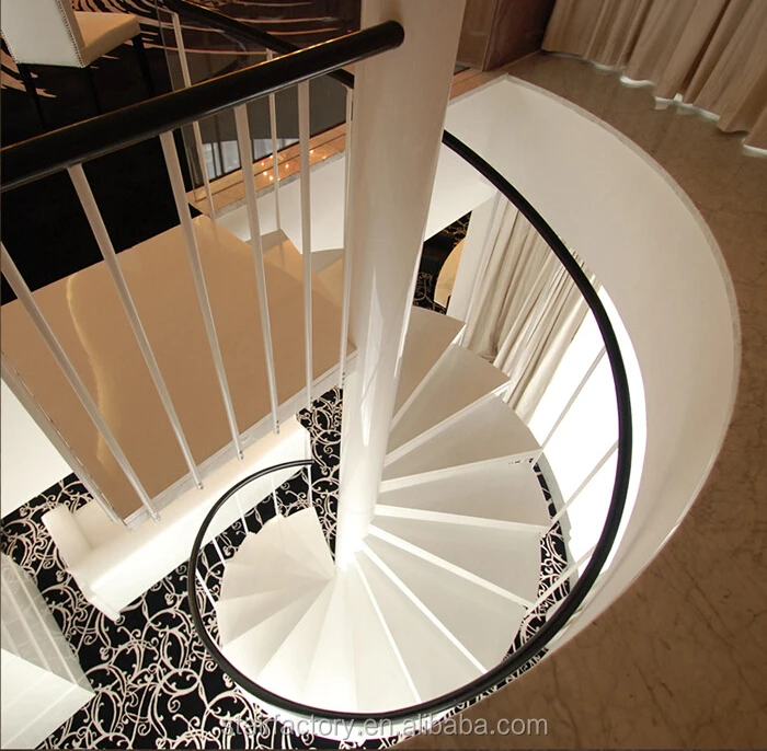 Indoor small spiral stair Used indoor stainless steel spiral stairs  stainless steel wood spiral stairs TS-378