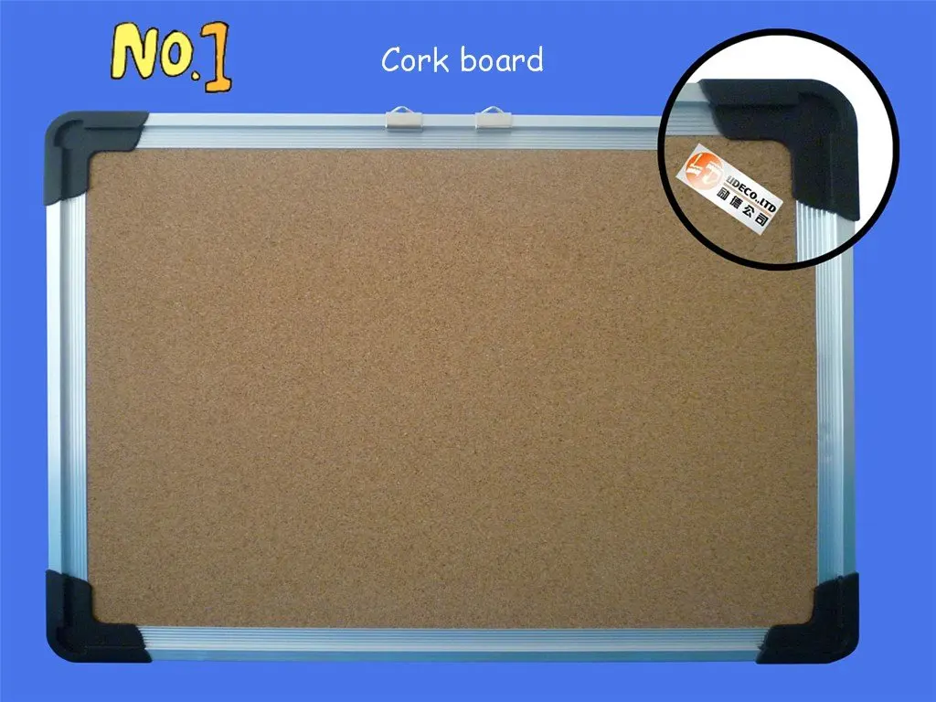 
cork soft board for pin used 