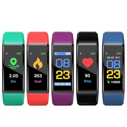 Touch screen sport silicone fitness smart watch band for apple