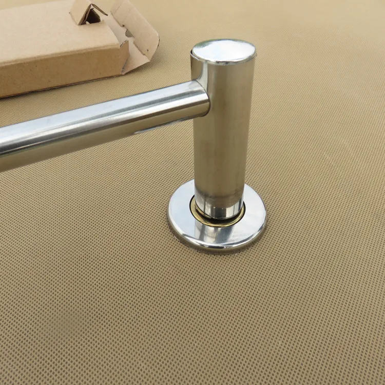 Ванная комната одно Полотенце Бар настенное крепление 18 дюйма из нержавеющей стали матовая