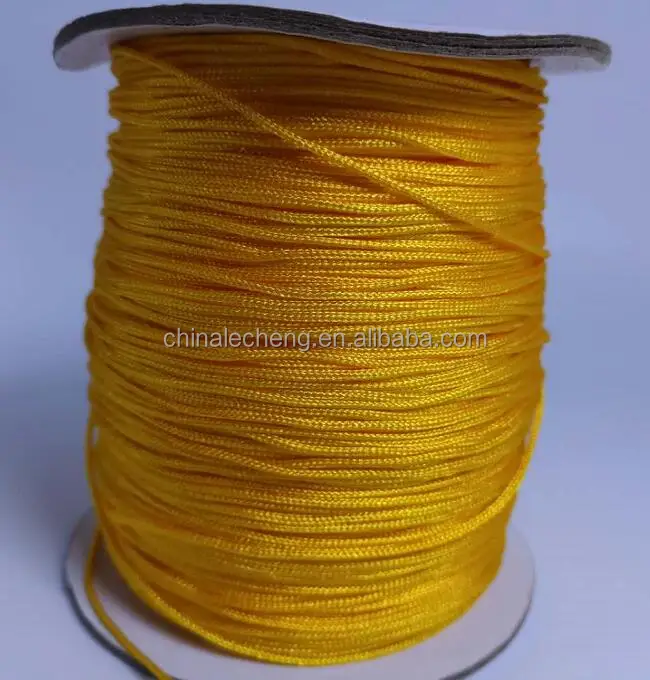 2mm Nylon Bobby Tiny Cord Genuine Stingray Leather Knot Nylon Cord