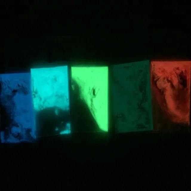Glow Powder for Paints Glow in Dark Pigment for Inks Long Lasting Strontium Aluminate Waterproof