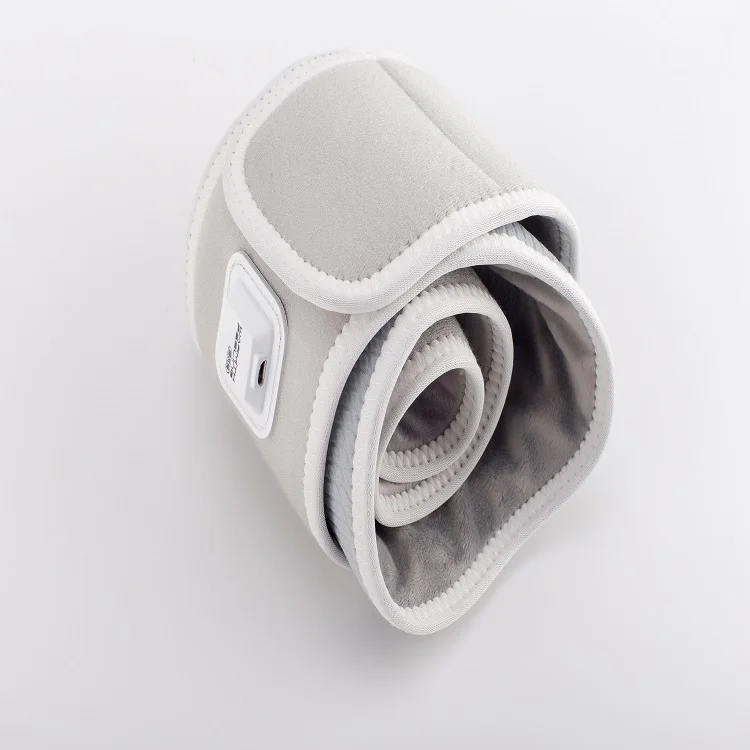 Grey easy wearing comfortable heated abdominal belt for menstrual pain