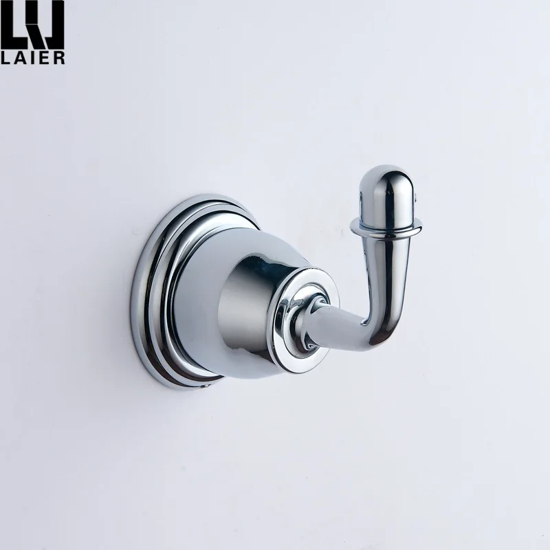 
6 pieces Luxury gold design wall mounted Brass bathroom accessories set 