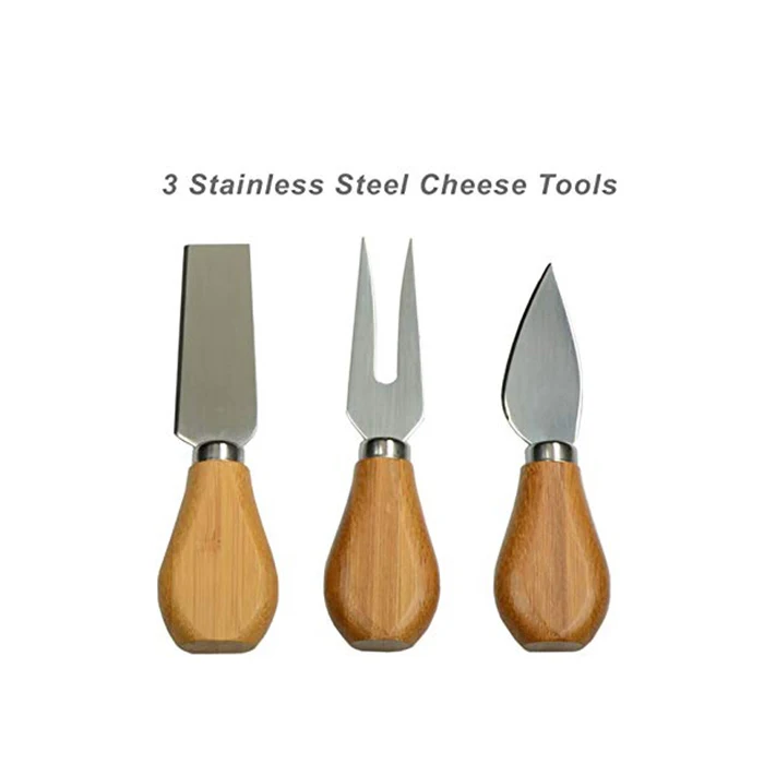 Wholesale Rectangle Wooden Bamboo Cutting Cheese Board With Drawer