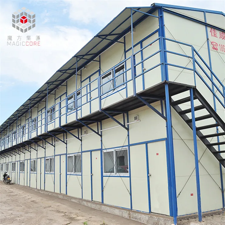 Well-designed sandwich panel prefab house K house fireproof prefab house for worker accommodation