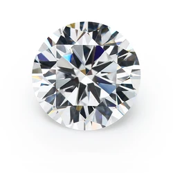 Moissanite Round Brilliant Cut  D/E/F Color White VVS Diamonds Round  Loose Moissanite