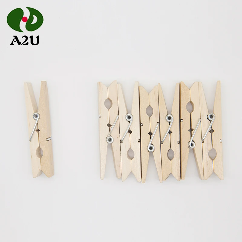 Bamboo Clothes Pins Wooden Clothe Peg Wooden Pegs