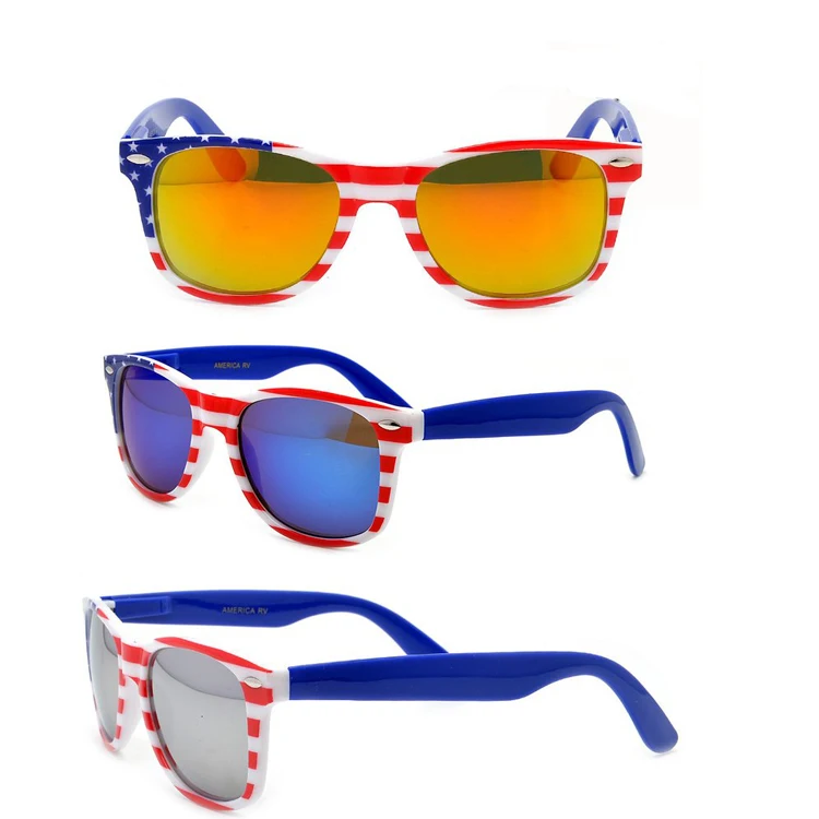 American flag  2021 USA fashion polarized  promotional sunglasses