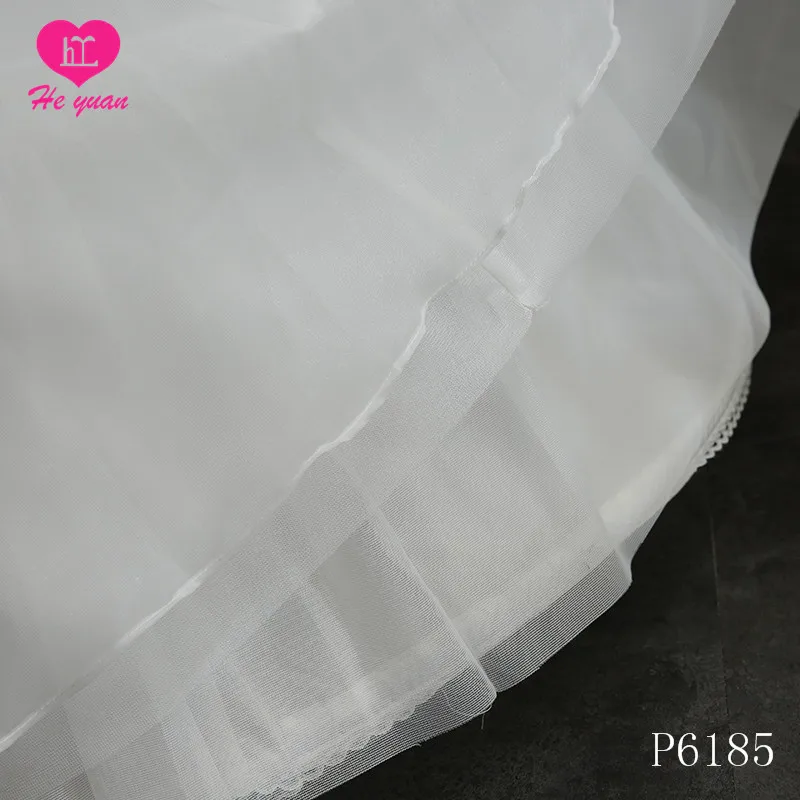  P6185wedding свадебное платье белого цвета кринолиновый подъюбник для женщин Пышные юбки; Джинсовая