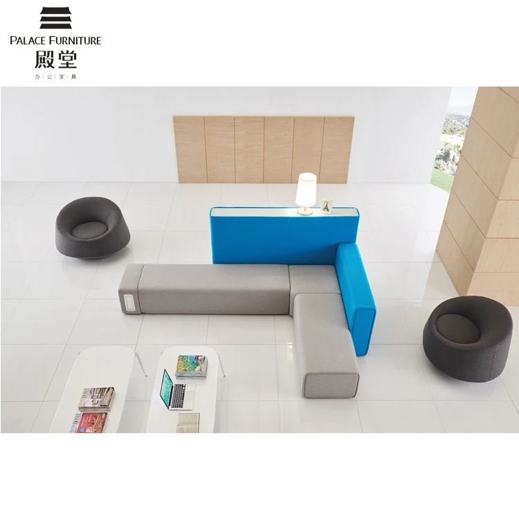 Современная офисная мебель 2021 года, модульный комбинированный диван для комнаты ожидания