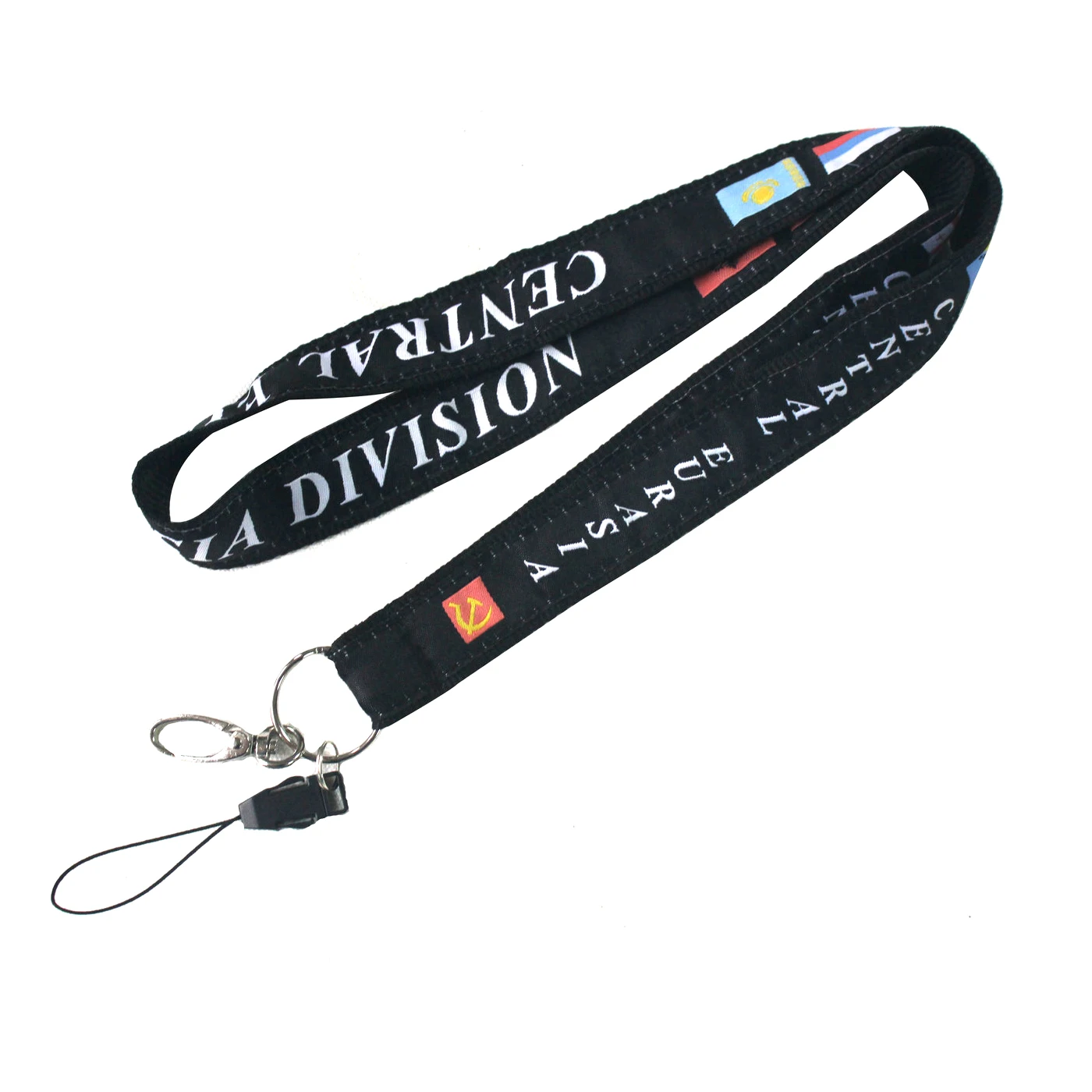 
Quality assurance fashion popular custom airbus lanyard strap keychain 