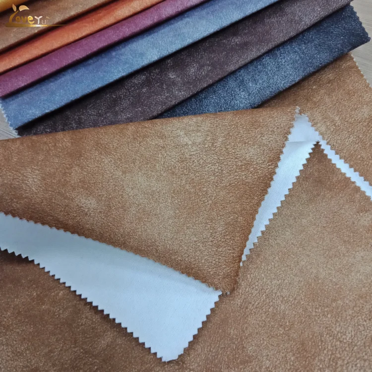 
2018 popular faux leather fabric knitting velvet printing fabric factory for Turkey 