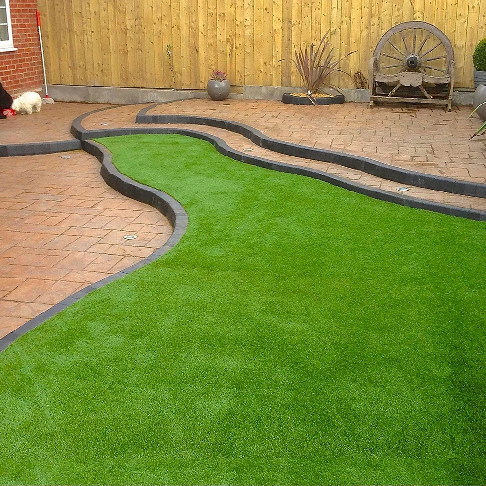 Customization pile height landscape artificial garden grass for flooring decoration