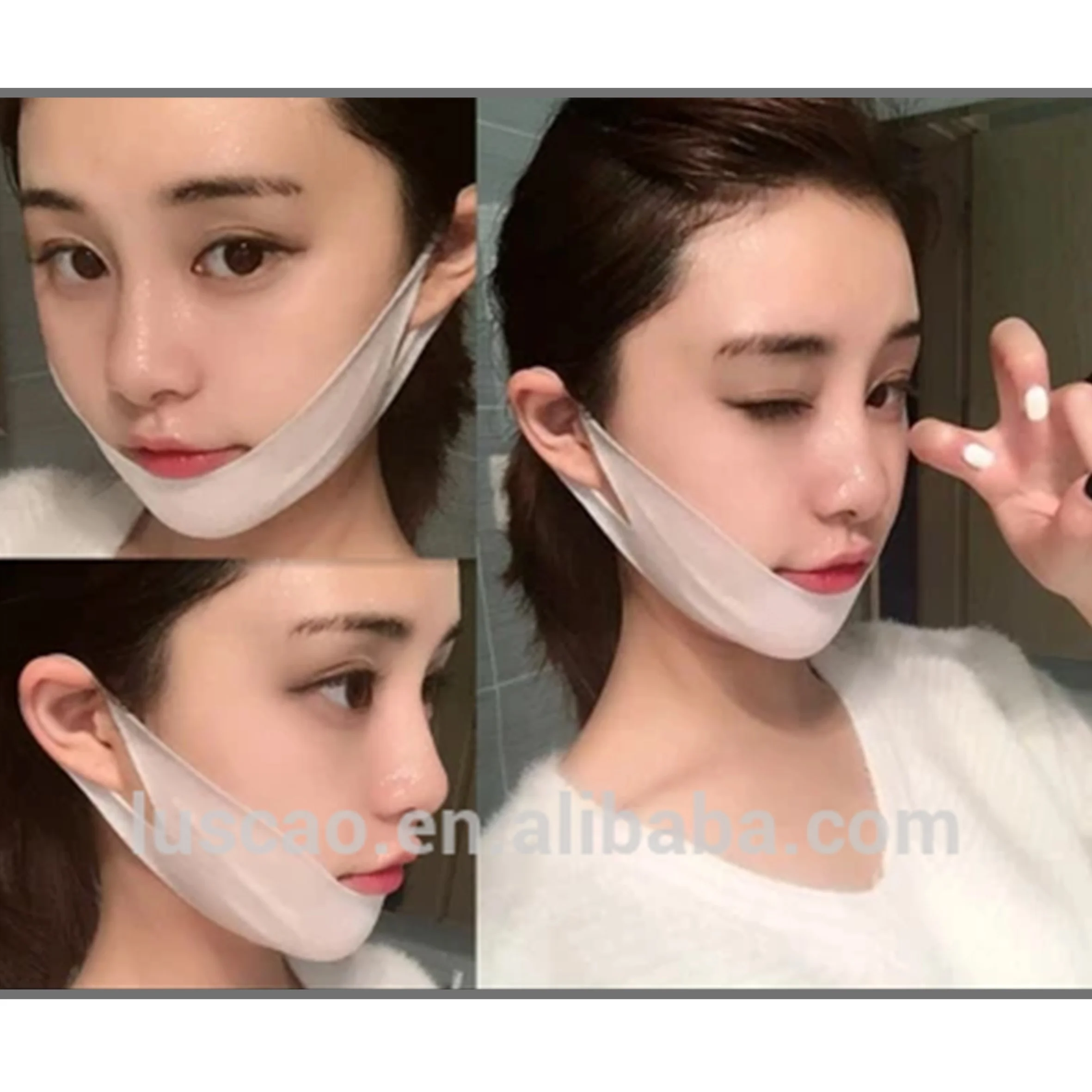 Красота уход за кожей подбородка уменьшить двойные подтяжки лифтинг v-образная Корейская v-образная маска для лица