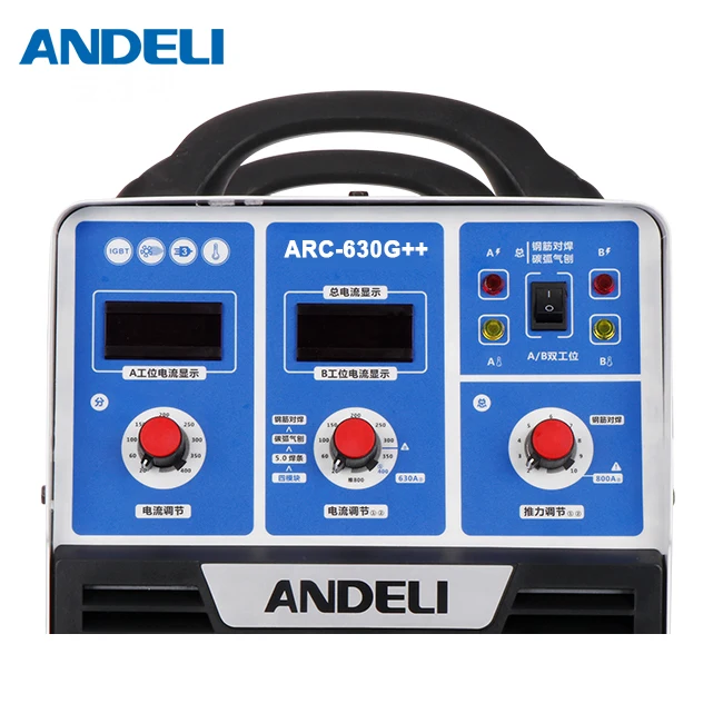 
ANDELI portable single phase double bit four modules gouging/butt-joint/mma spot welding arc multifunction welding machine 