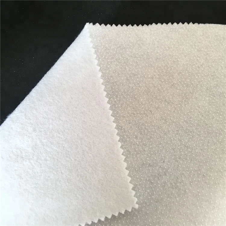 fusing iron-on wadding fusible interlining non woven adhesive felt for bags and winter garment fusible interlining