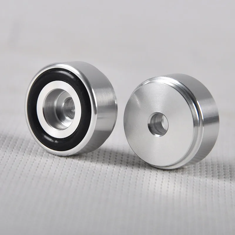 Silver Aluminum 20x10mm Amplifier Feet Pad for CD DVD DAC Player