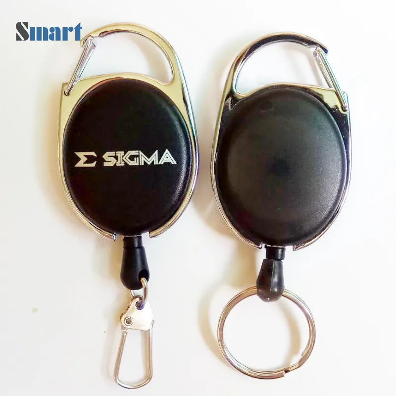 transparent retractable yoyo with card holder