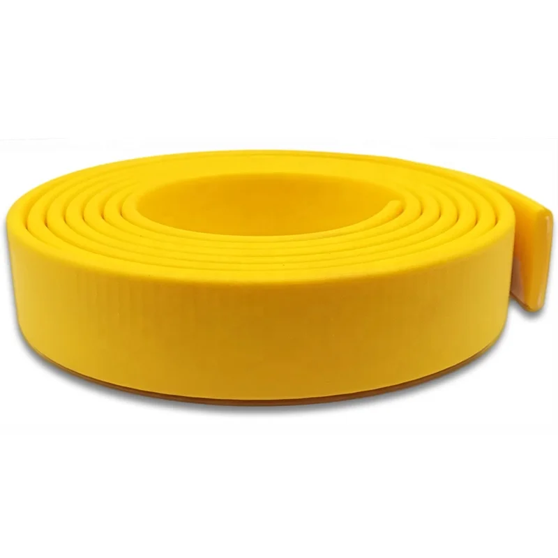 Custom Yellow Polyurethane PVC Coated Nylon Webbing Strap for Bus Grab Handle