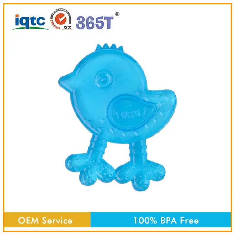 Newborn Teether Toys Bear Design Lovely Cartoon BPA Free Baby Chewing Water Filled Teether