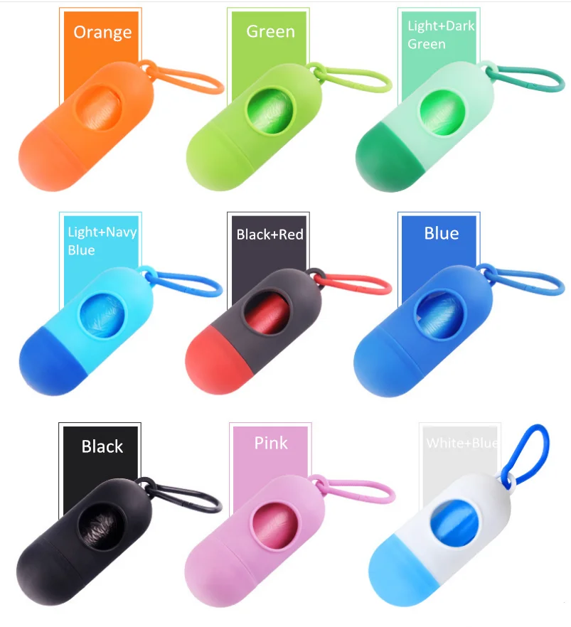 Hot Sale Plastic Cat Pet Dog Waste Poop Bag Dispenser