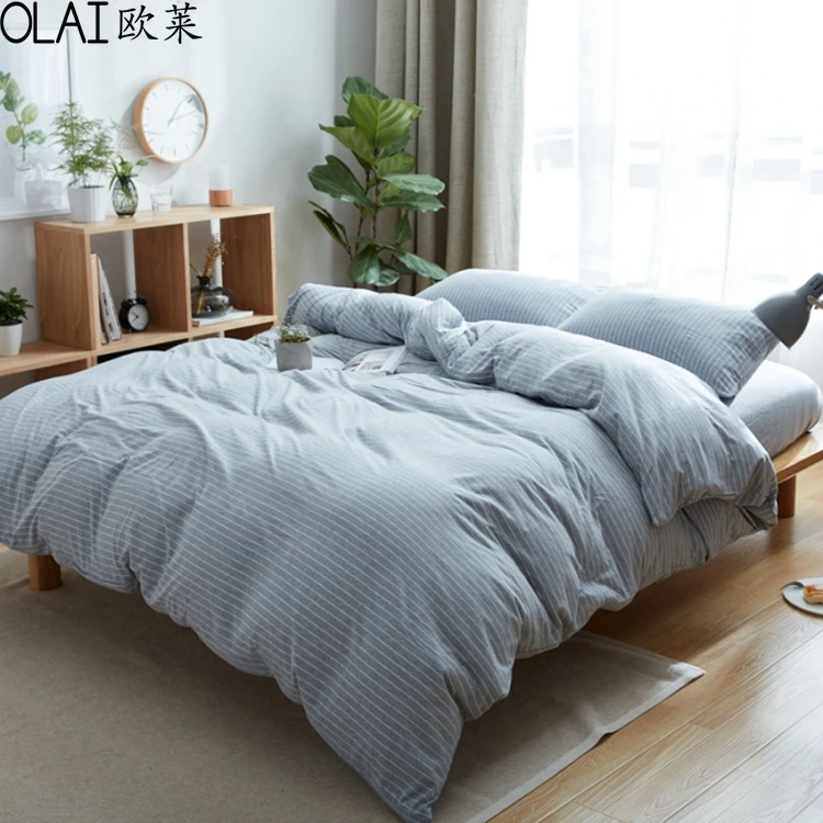 Cotton Material Comfortable Winter Bed Sheet Bed Linen For Home