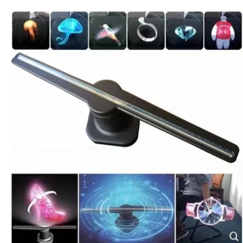 3d floating hologram advertising LED fan 3d holographic led display