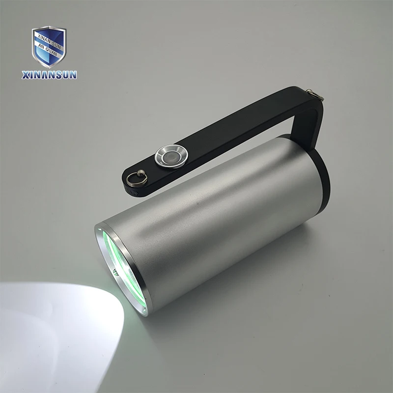 aluminum material 500m light range emergency light with rechargeable battery