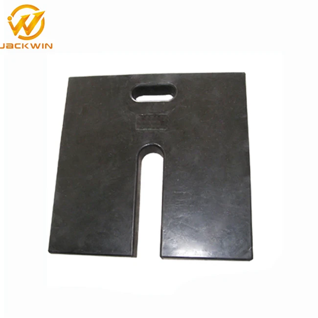 Durable 57*29*46 cm Recycled Black Rubber Base Weight For Pipe & Drape