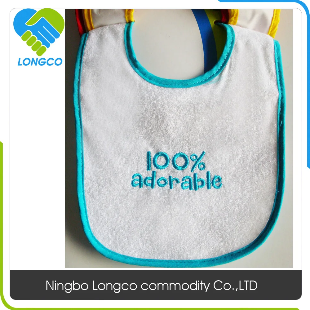 Factory price customized logo baby bibs triangle