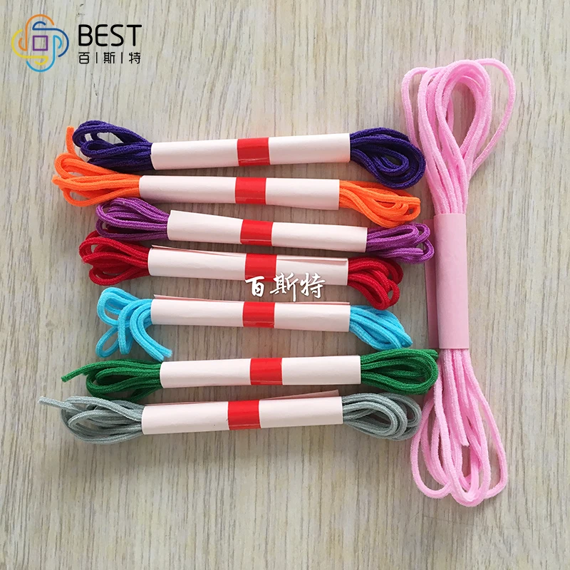 Gold Supplier 2.5MM Custom Round Polyester Color Elastic Band For Dust