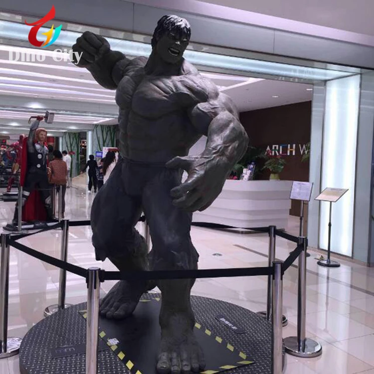 2 Meters High Fiberglass Spiderman Statues for Sale