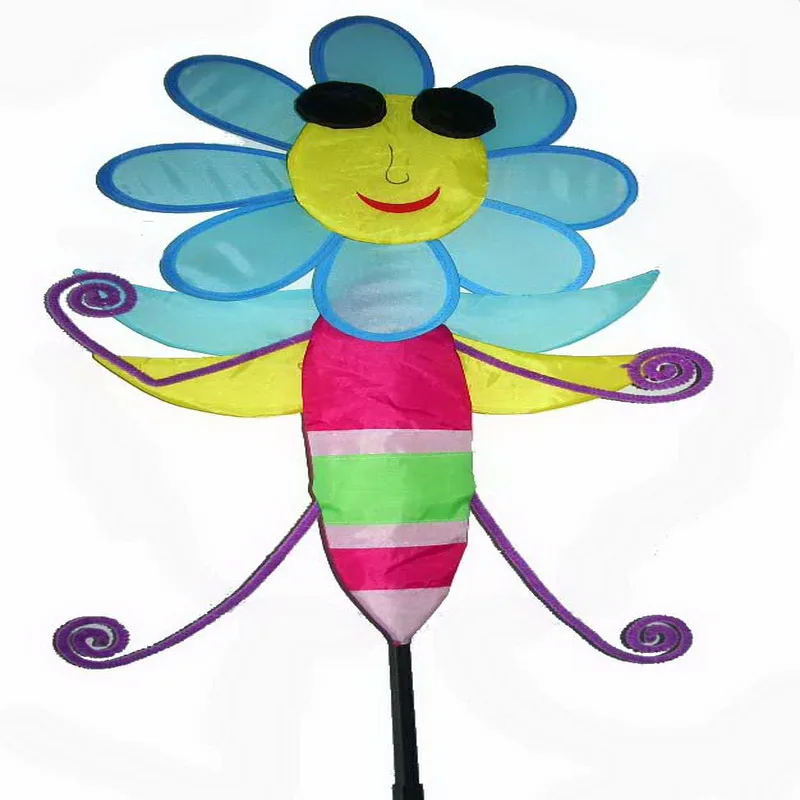 Big ladybug cartoon colorful windmill toy decorations