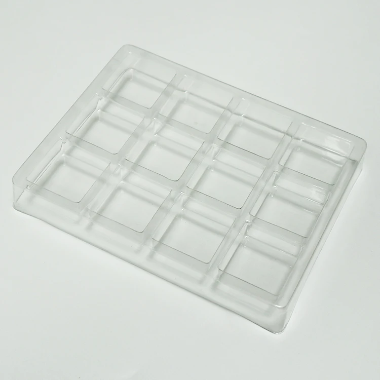 Food-grade Clear Plastic Cookie Inserted Box Blister Chocolate Packaging Tray