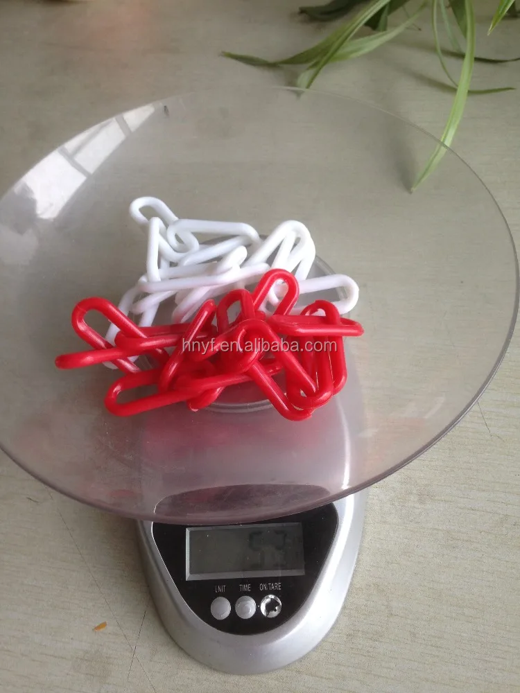 6mm 8mm red white green yellow black coloured traffic road safety plastic chain