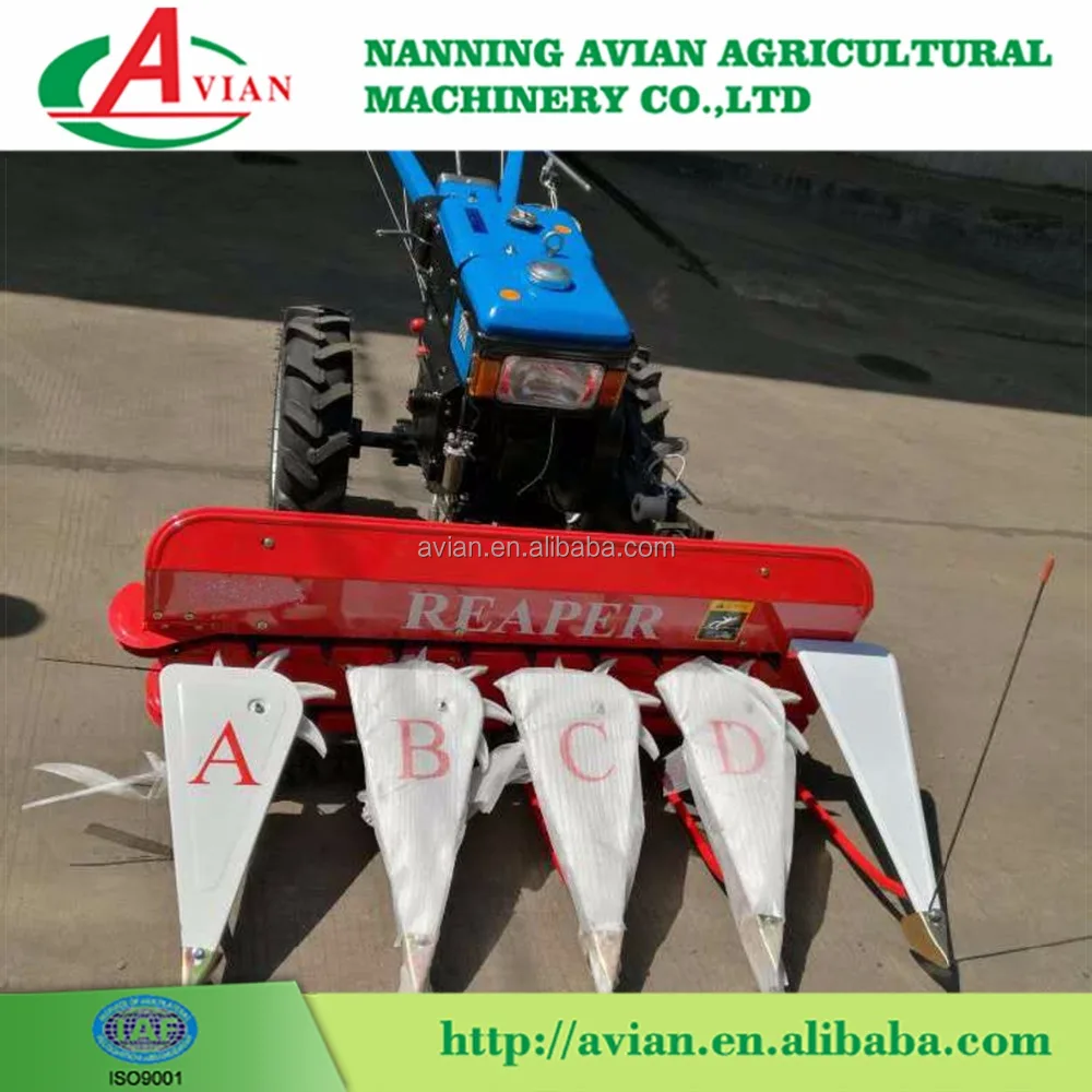 1200mm cutting width mini rice harvester/rice reaper hot sale to Tanzania