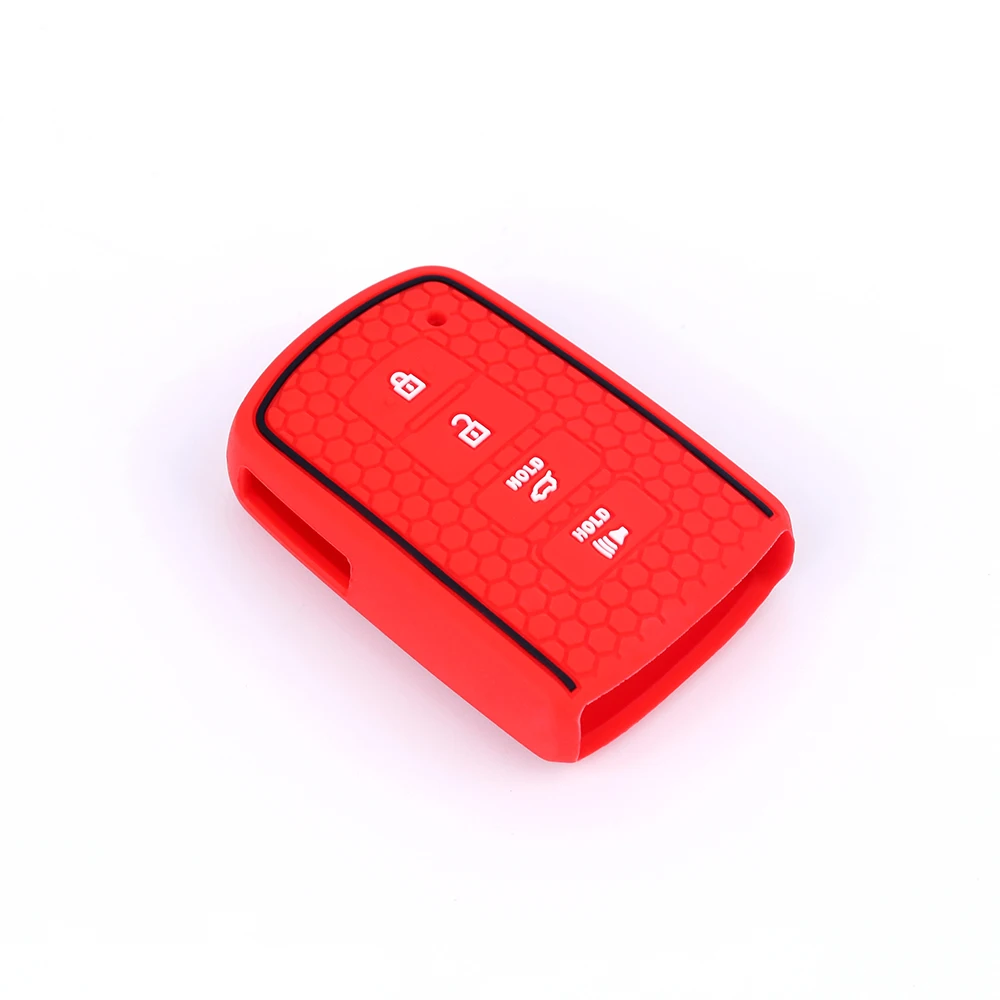 Factory Wholesale Price 4 button Silicone Remote Car Key Cover