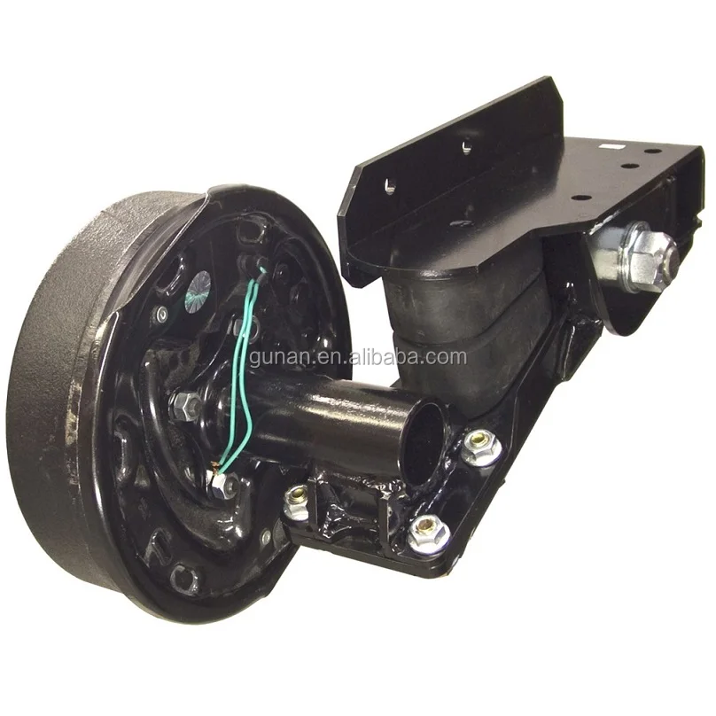 
Black painted Rubber Torsion Axle with Mechanical Brake for semi-trailer or Axle trailer 