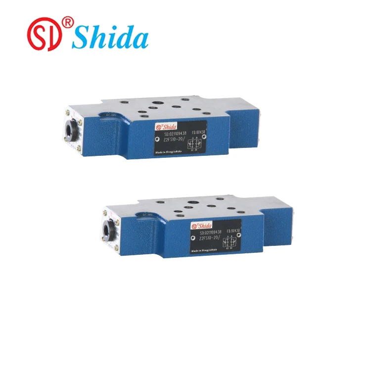 Hydraulic modular flow control valve Z2FS10 type stacked throttle check valve