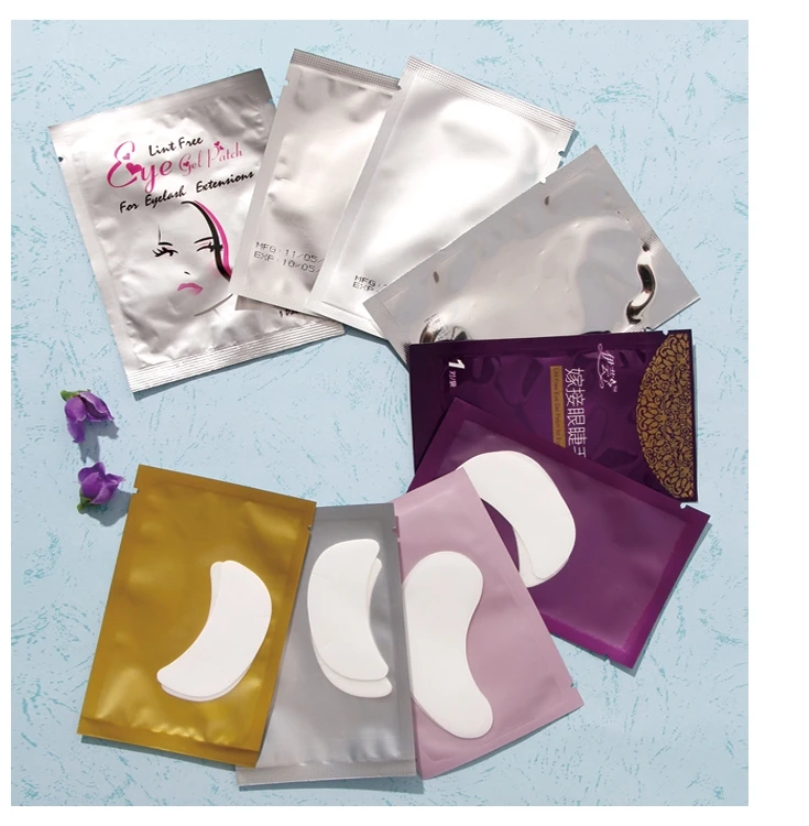 Hot Sale Logo under eye pads for eyelash extensions hydrogel eye patch