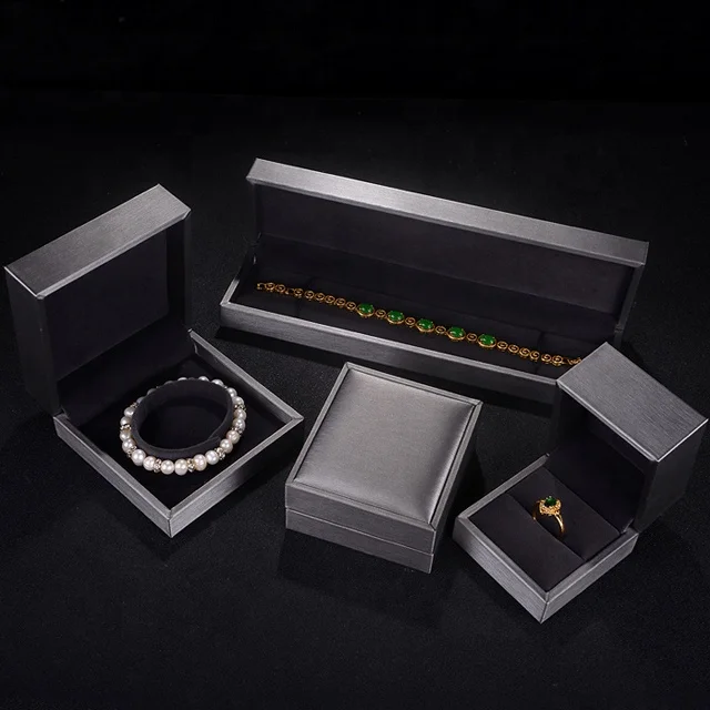 TONGXING Custom Logo Quality Gift Packaging Jewelry Box Ring Bracelet Necklace Pendant Jewellery Set Box in Blue Gold Silver