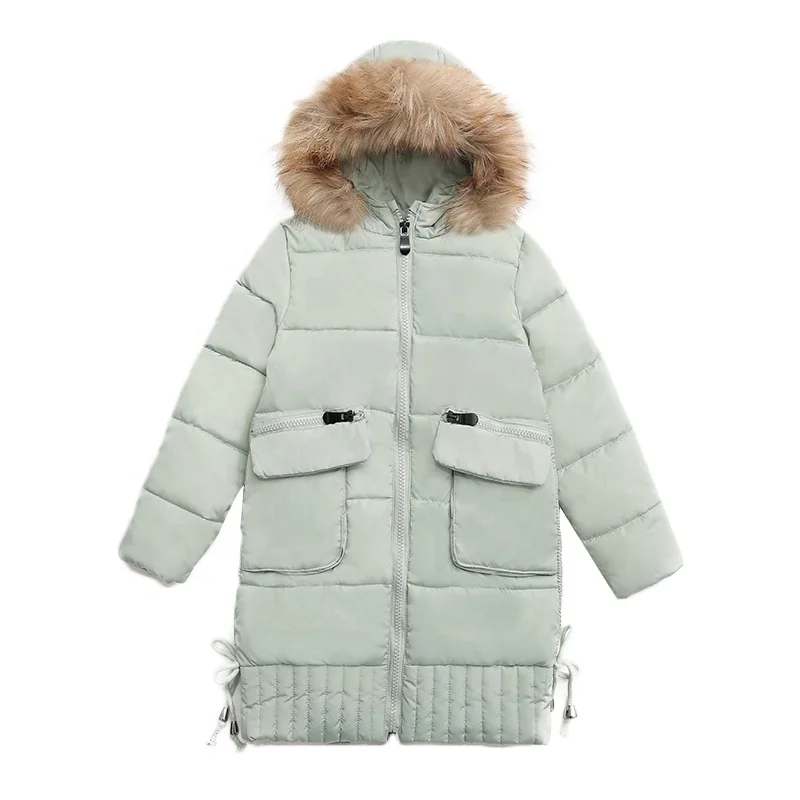 
2018 New product Long cute baby girl winter coat &kids winter clothes wholesale kids clothes 