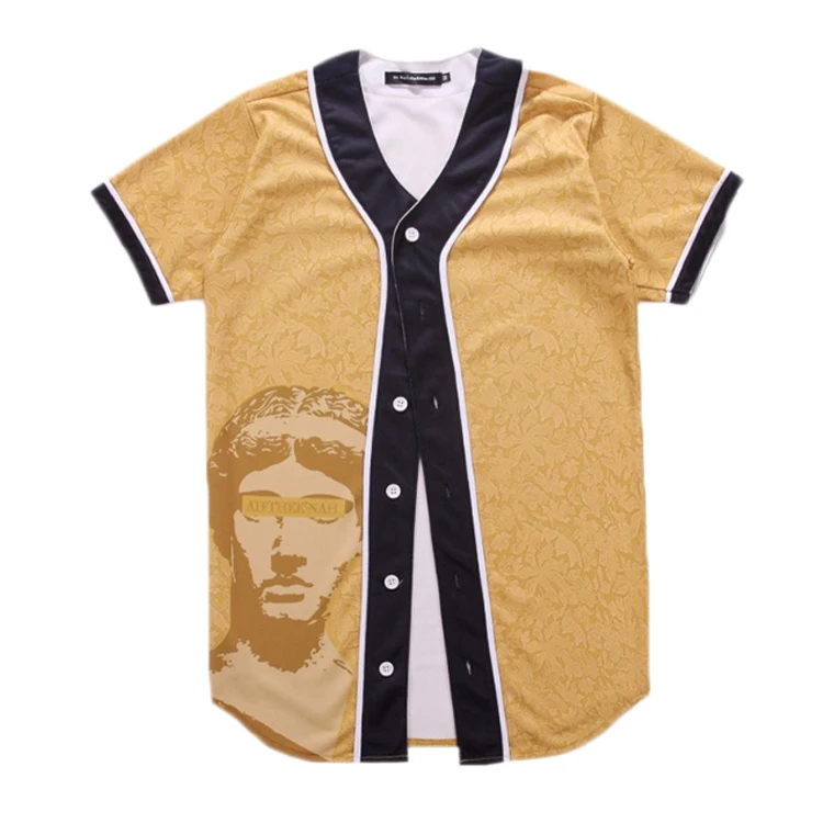 OEM sublimated baseball jersey for sale