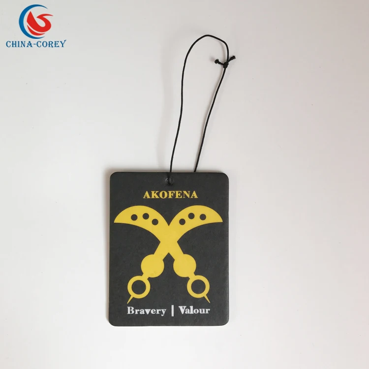 
lemon scent flavor paper air freshener for car 