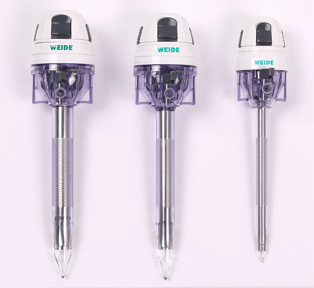 Одноразовый эндоскопический троакар/лапароскопический Трокар канюля с мягкими стерильными адгезивными 3/5/10/12/15 мм