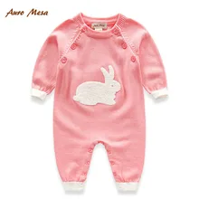 New 2016 Infant baby wool Knit Rompers Soft baby Sweater one piece clothing Jumpsuits